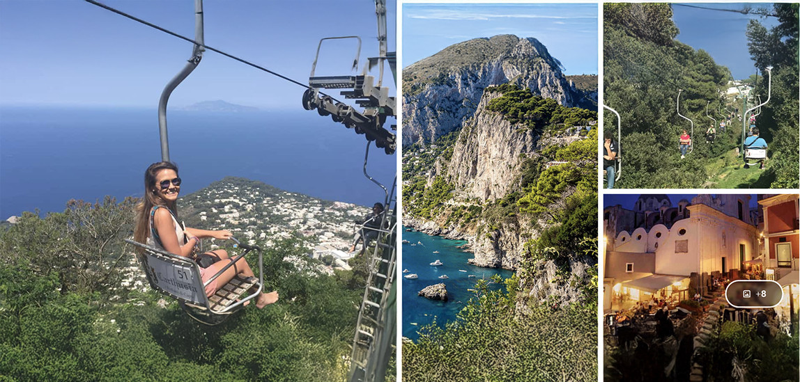 Da Capri: tour delle attrazioni principali con biglietto per la seggiovia